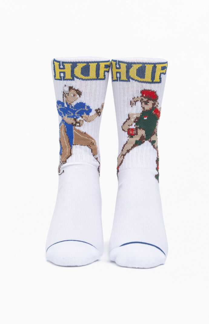 x Street Fighter Crew Socks