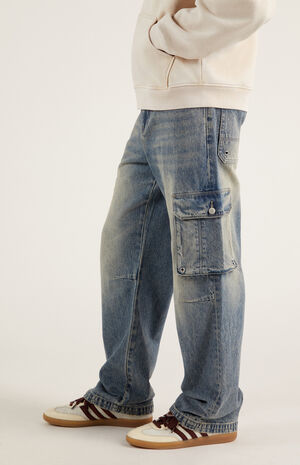 Dylan Baggy Jeans Cargo Medium Indigo image number 4