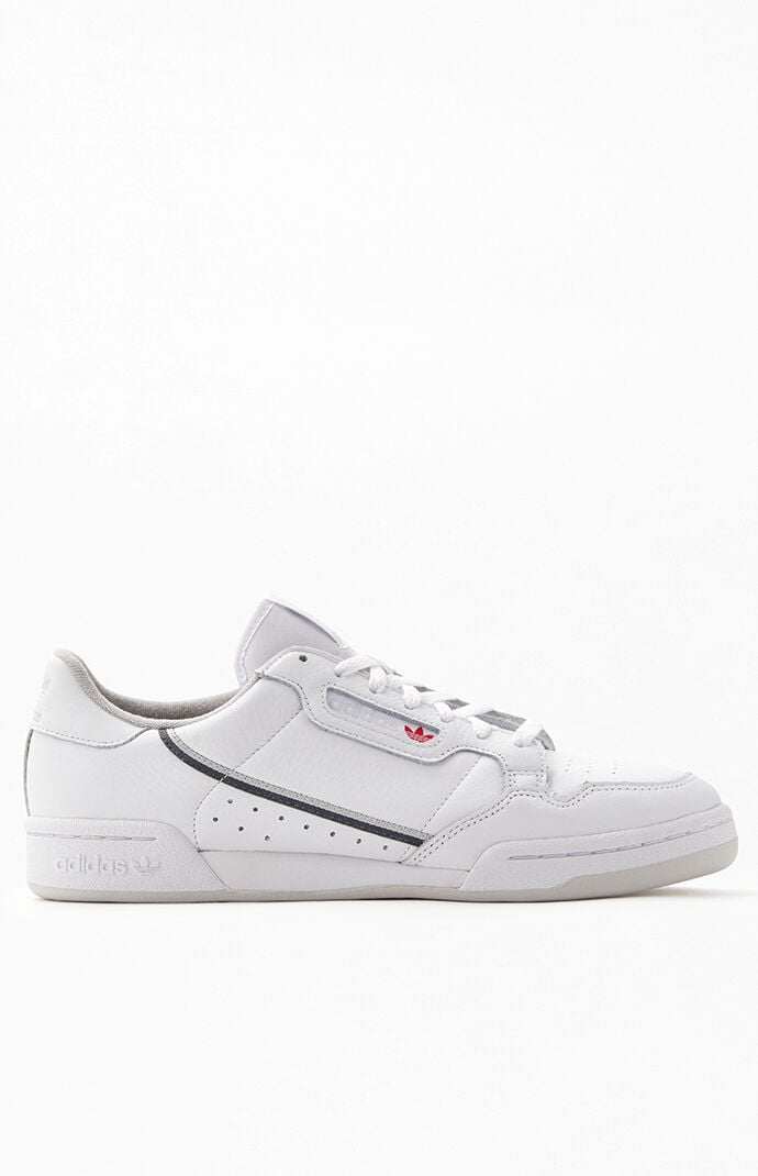adidas White Grey Continental 80 Shoes PacSun PacSun
