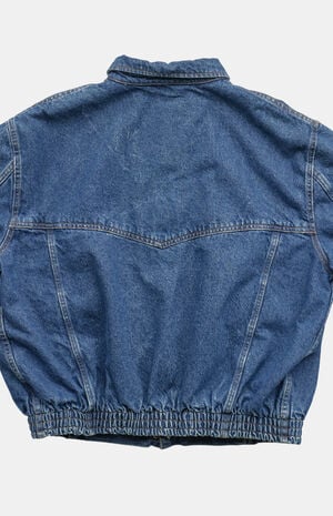 '90s Bomber Jean Jacket image number 3