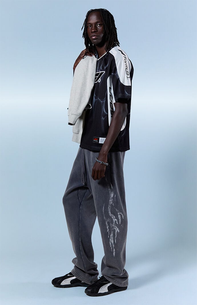 Pacsun Tribal Fleece Baggy Sweatpants
