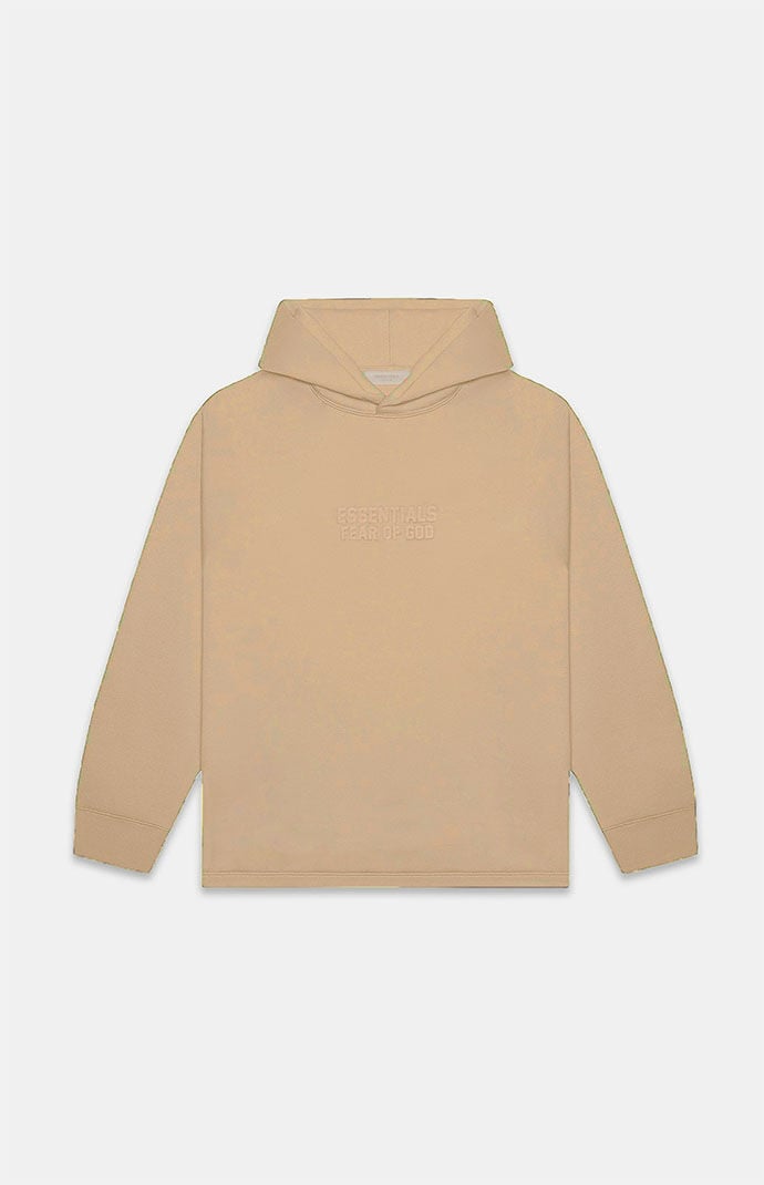 피오갓 에센셜 Fear Of God Kids Sand Relaxed Hoodie