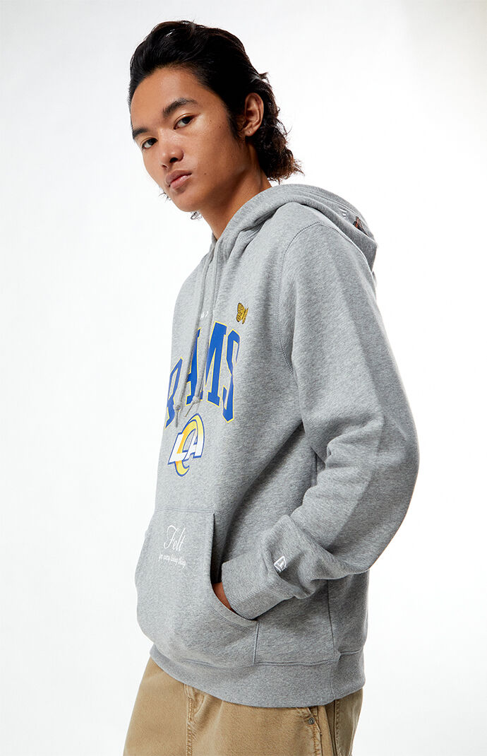 【U LAN】(UNISEX) Rams brushed hoodie unisex-fanatics-black-los-
