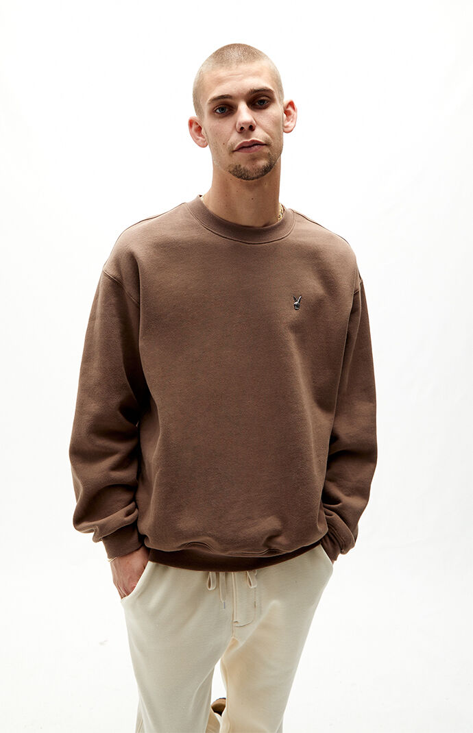 Playboy by pacsun contour logo crew neck 2025 sweatshirt
