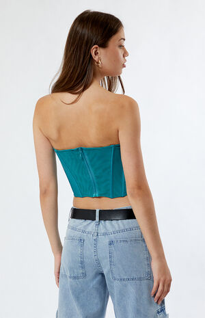 Strapless Mesh Corset image number 4