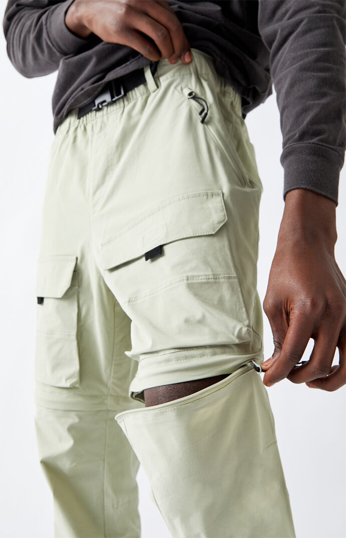 Utility Light Green Zip-Off Cargo Pants