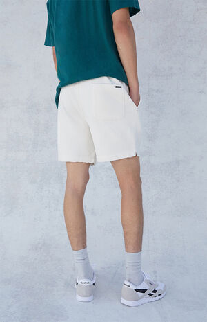 Cream Grinded Volley Sweat Shorts Cream Grinded Volley Sweat Shorts image number null