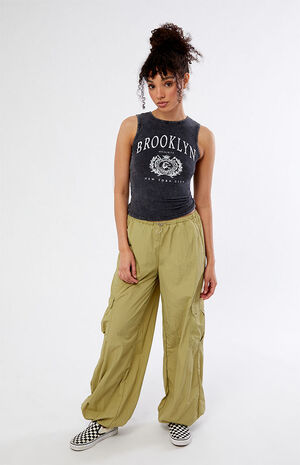 Brooklyn Washed Muscle Tank Top image number 3