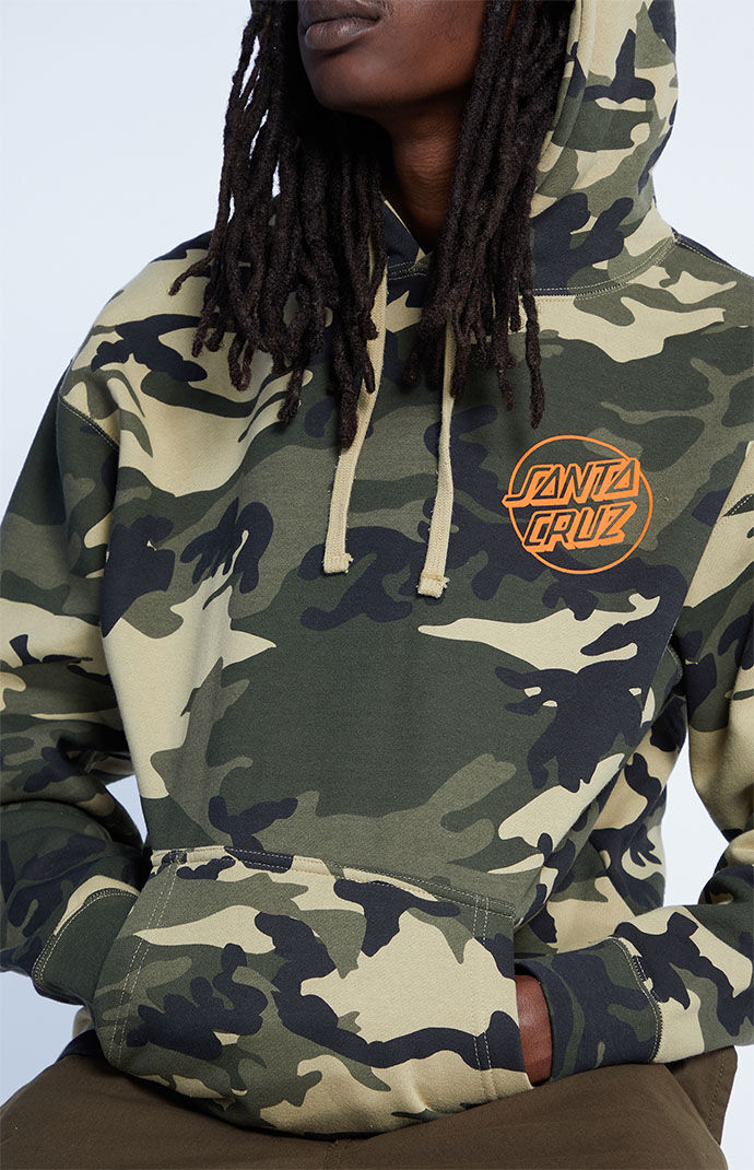 Camo santa cheap cruz hoodie