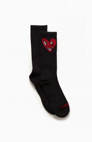 Keith Haring Heart Crew Socks | PacSun