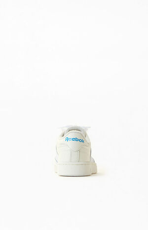 White & Blue Club C Vintage Shoes image number 3