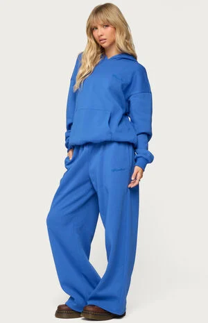 Basic Girl Wide Leg Edikted Sweatpants image number 4
