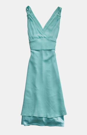 2000s Satin Wrap Dress image number 1