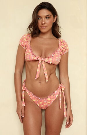 Toledo Tie Side Cheeky Bikini Bottom image number 8