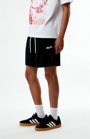 By Pacsun Black Logo Mesh Shorts image number 3
