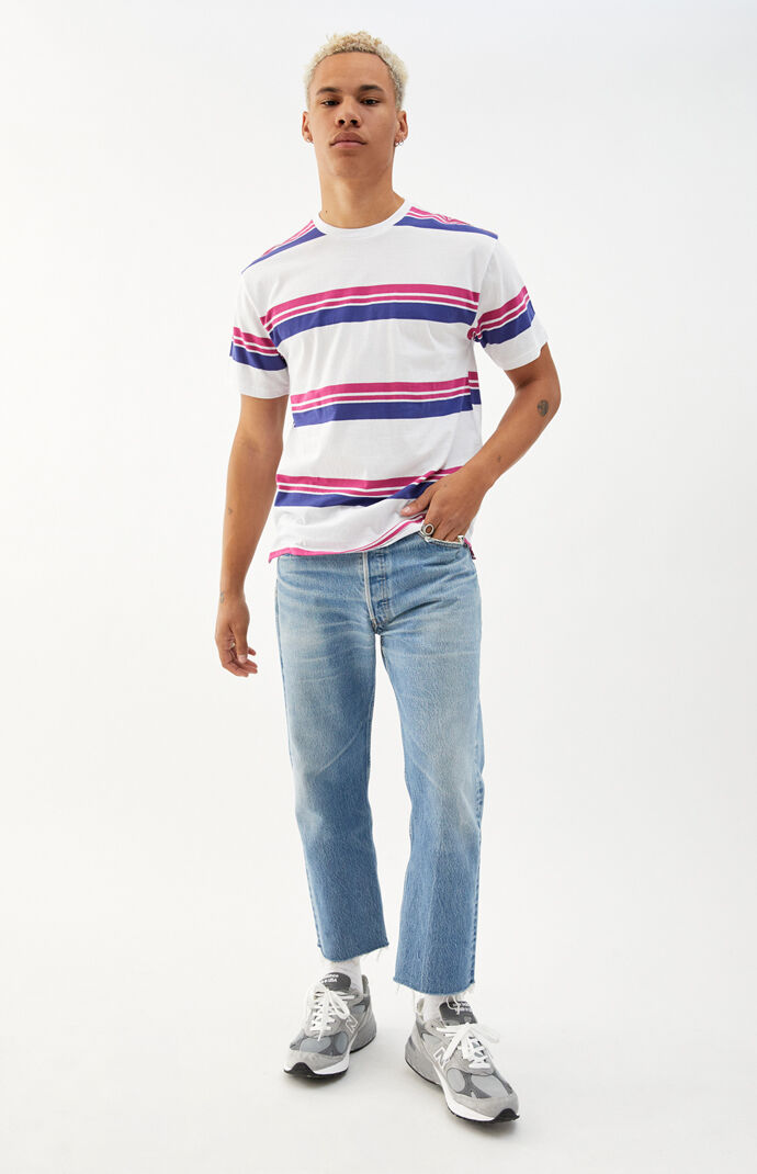 Deniro Stripe Knit T-Shirt