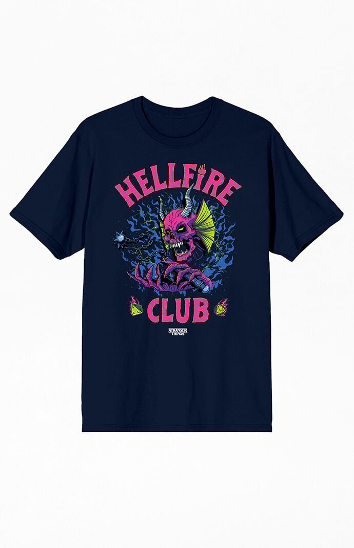 PacSun Stranger Things Hellfire Club Logo T-Shirt