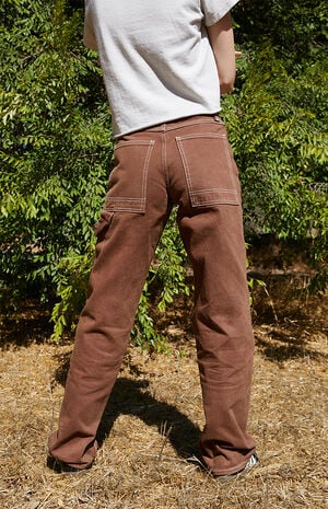 Brown Carpenter Pants image number 4