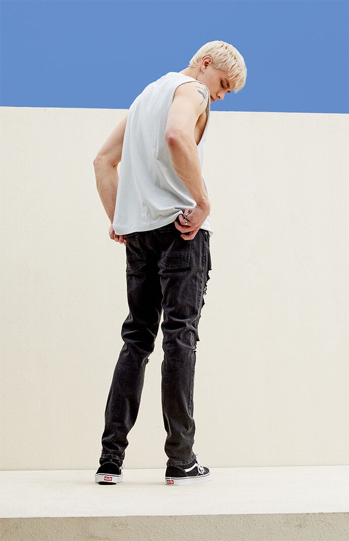 PacSun Comfort Stretch Black Skinny Jeans PacSun