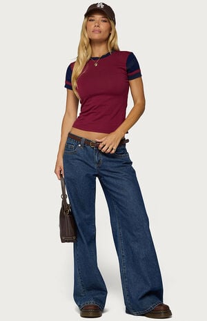 Sophiah Contrast T-Shirt image number 5