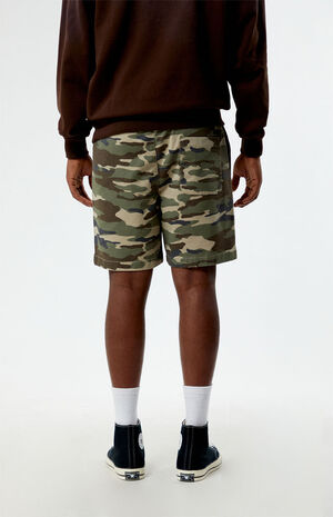 Eco Camouflage Twill Volley Shorts image number 4
