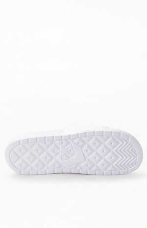 White All Star Slide Sandals image number 4