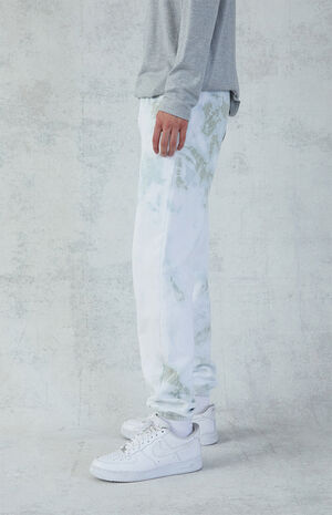 Crystal Wash Fleece Sweatpants Crystal Wash Fleece Sweatpants image number null