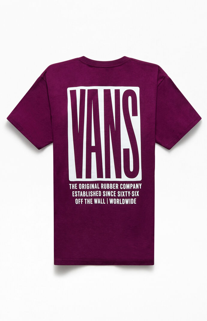 maroon vans shirt