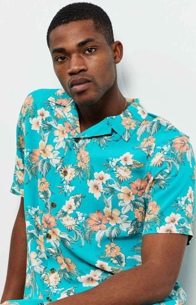 Floz Button Up Short Sleeve Shirt