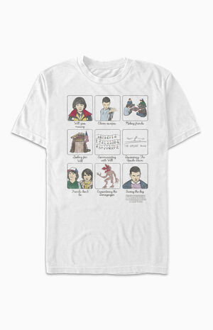 Stranger Things Storyboard T-Shirt Stranger Things Storyboard T-Shirt image number null