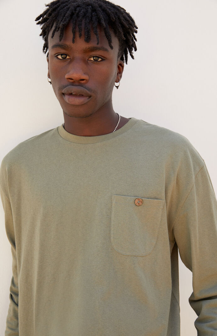 Rally Curved Pocket Long Sleeve T-Shirt