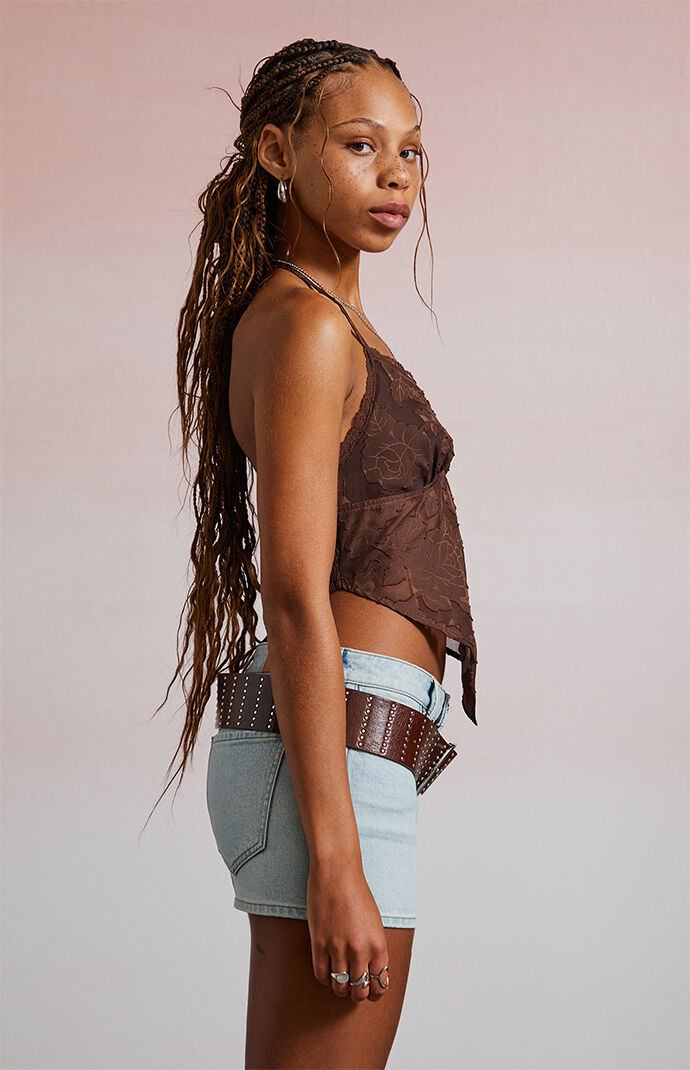 Third Charm Davina Handkerchief Halter Top | Pacsun