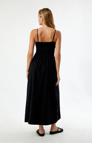 Classic Shirred Midi Dress image number 4