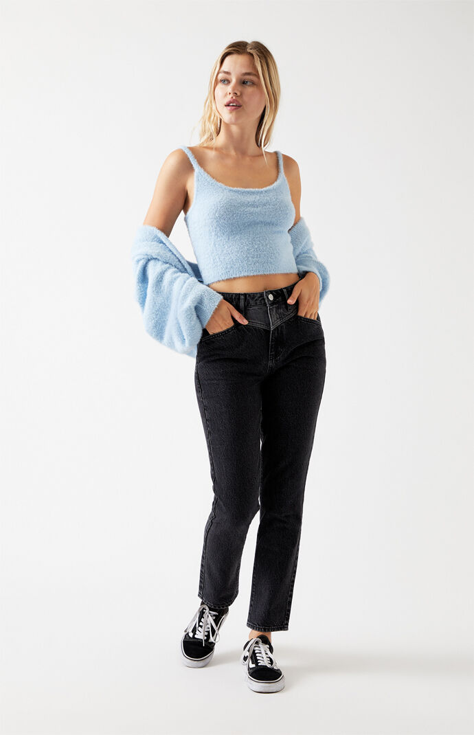 Fuzzy Sweater Tank Top