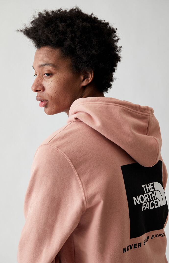 The North Face Pink Red Box Hoodie | PacSun