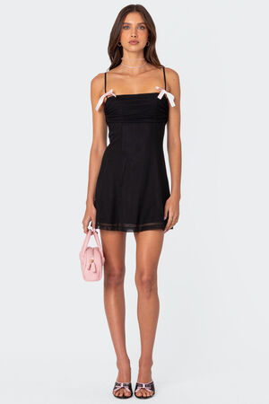 Anette Mesh Mini Dress image number 1