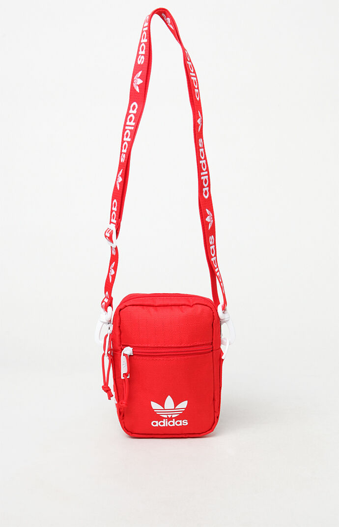 red adidas crossbody bag
