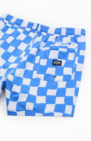 Lineup Laybacks Checkerboard 5.5" Swim Trunks image number 4