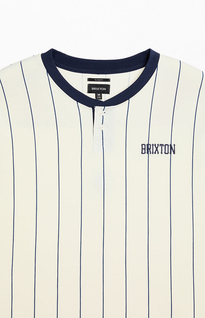 Brixton Striped Boxy Baseball T-Shirt