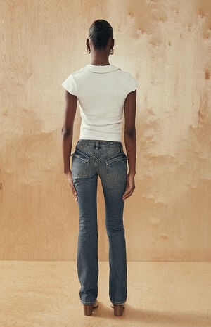 The Kitty Low Rise Slim Bootcut Jeans image number 2