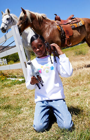 Funky Girl Doodle Sweatshirt image number 1