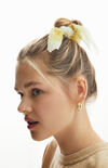 Yellow Tie Dye Flowy Scrunchie Yellow Tie Dye Flowy Scrunchie image number null