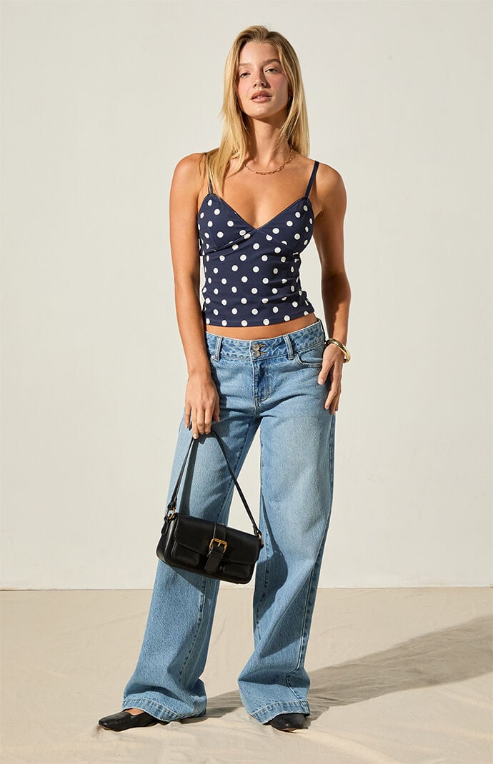 Beverly and Beck Polka Dot Rosie Tank Top