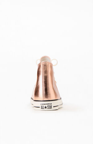 Kids All Star Metallic High Top Shoes image number 3