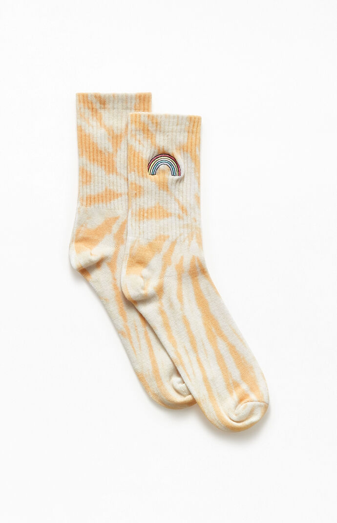 Tie-Dye Rainbow Socks