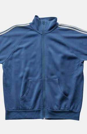 '80s Striped Zip Up Jacket image number 2