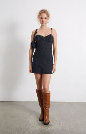 Seamed Bustier Mini Dress image number 1