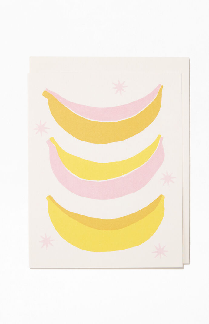 Bananas Birthday Greeting Card