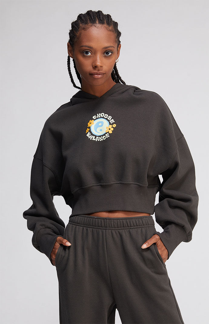 Pacsun cropped hoodie store