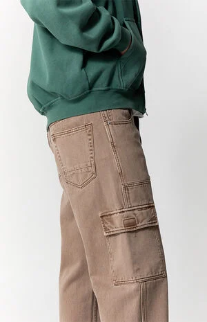 Dylan Baggy Jeans Cargo Carpenter Washed Brown image number 5